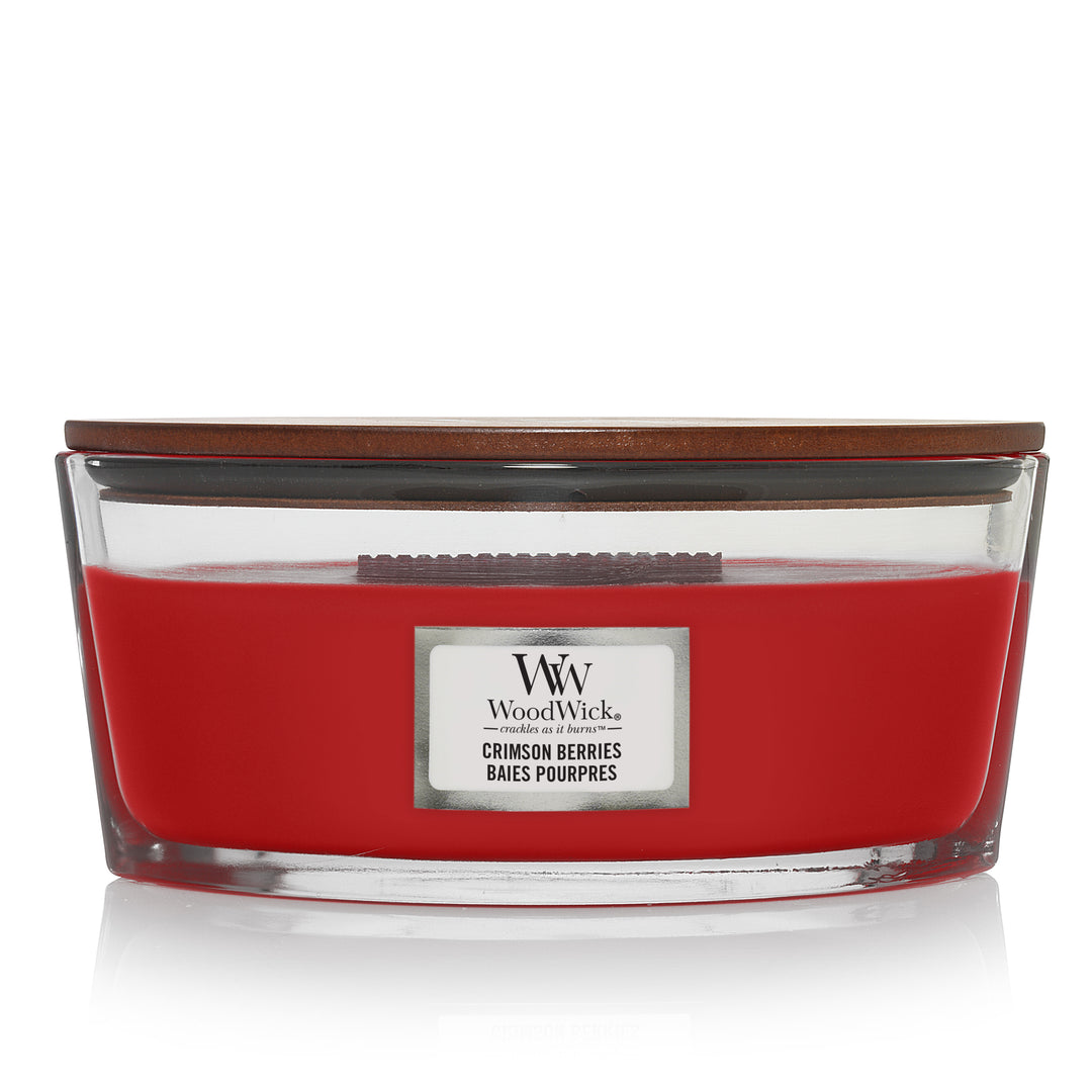 WoodWick Crimson Berries Candle Ellipse