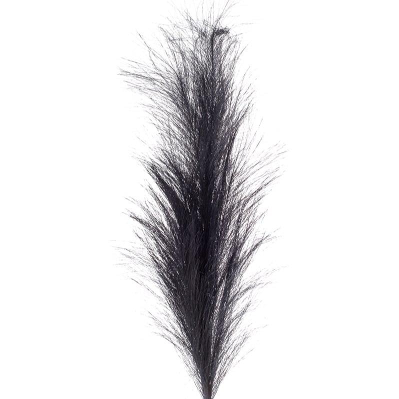 Kunstbloem Pampas spray donker blauw H100