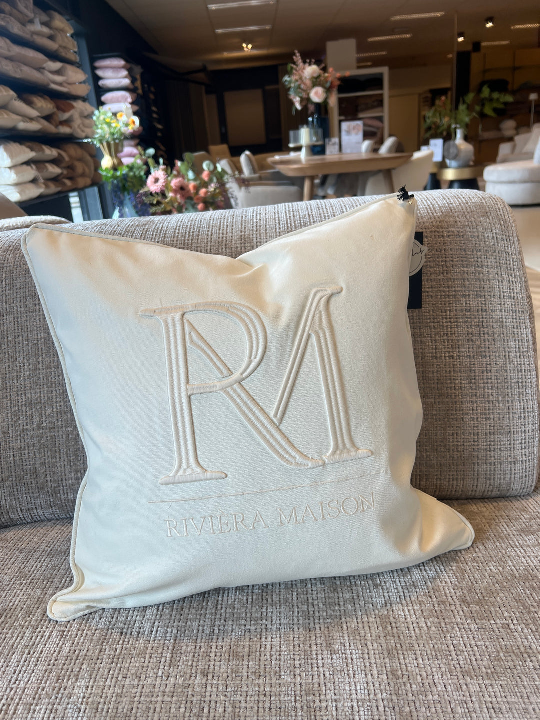 Rivièra Maison RM Monogram Pillow Cover 50x50