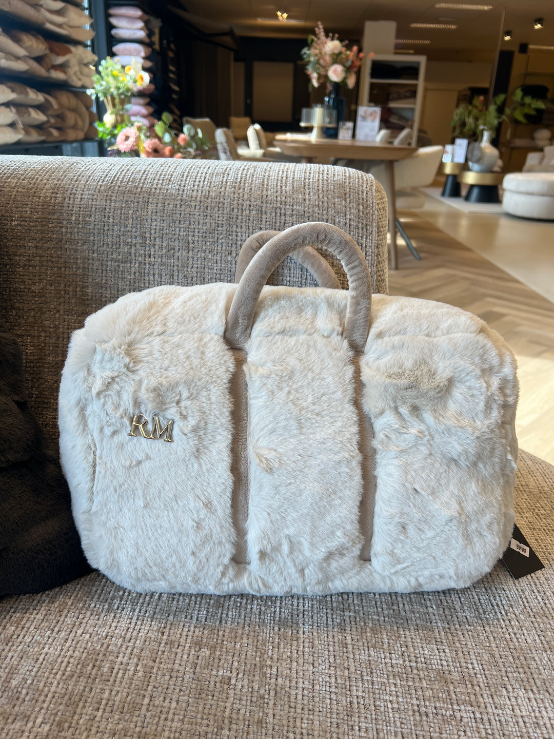 Rivièra Maison RM Handbag Faux Fur Box Pillow