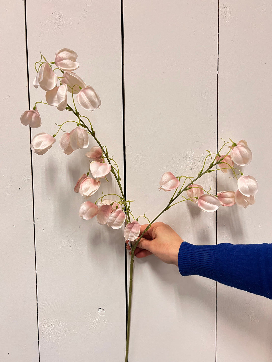 Kunstbloem Physalis 95 cm roze zijde kunstbloem