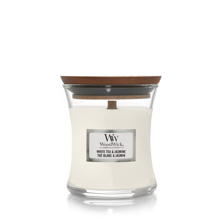 WoodWick White Tea & Jasmine Candles Mini