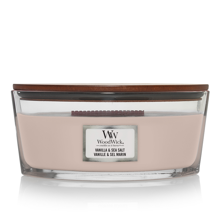 WoodWick Vanilla & Sea Salt Candles Ellipse