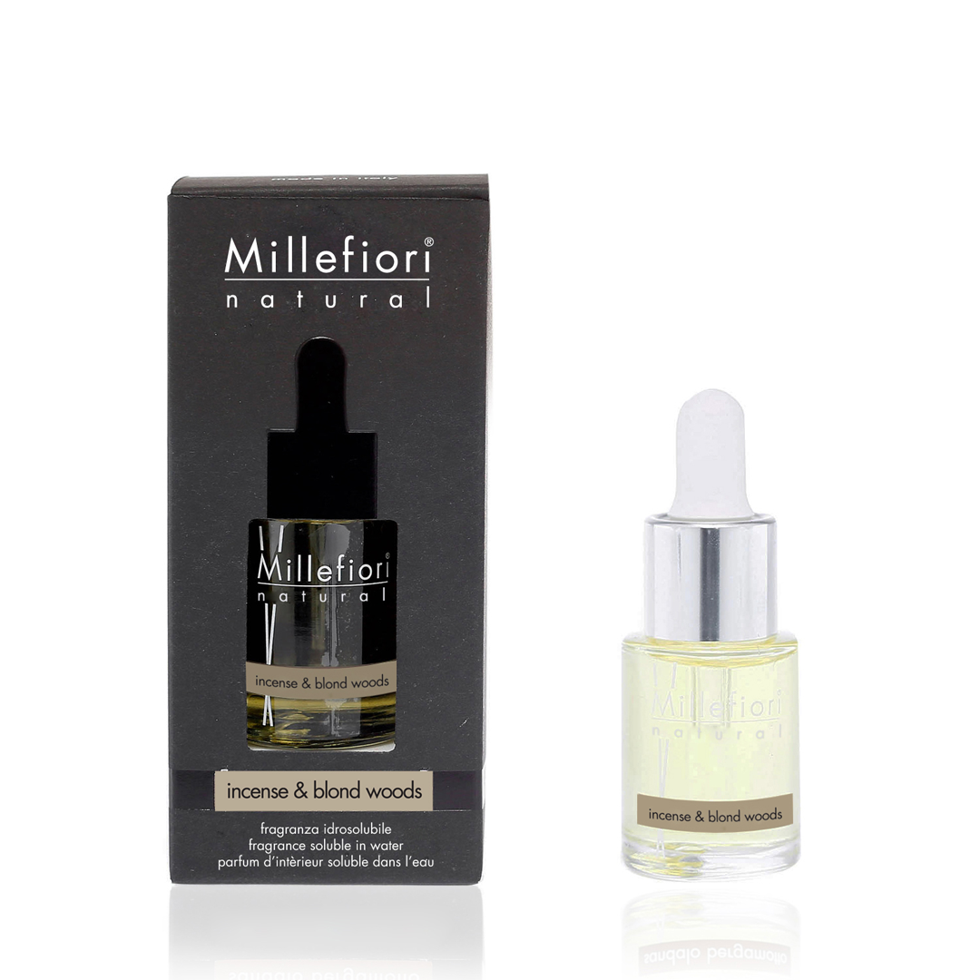 Millefiori Milano Waterdruppels 15 ml Incense & Blond Woods