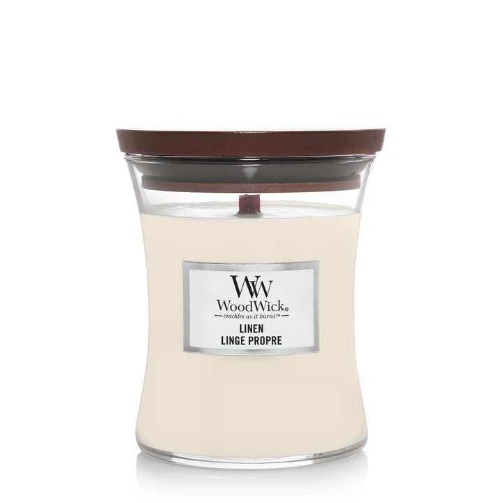 WoodWick Linen Candle Medium