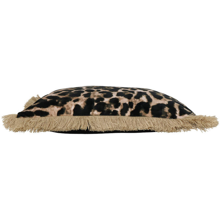 Slenders - Sierkussen Leopard Velvet bruin 45x45 cm
