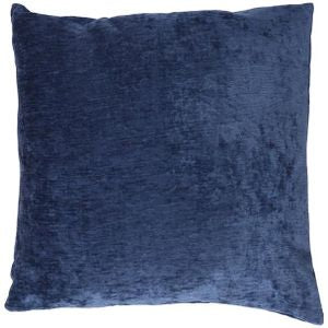 Sierkussen - Dastak velours blauw 45x45cm