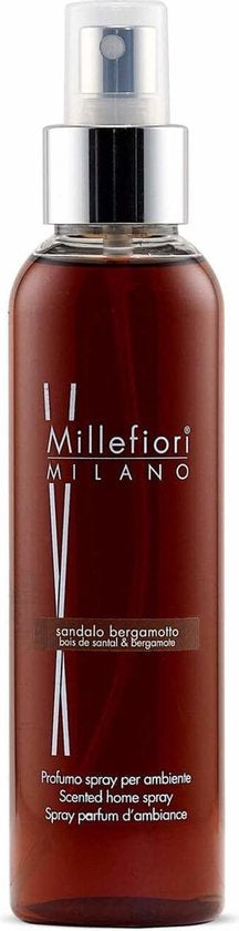 Millefiori Roomspray Sandalo Bergamotto 150ml – Slenders Wooncomfort