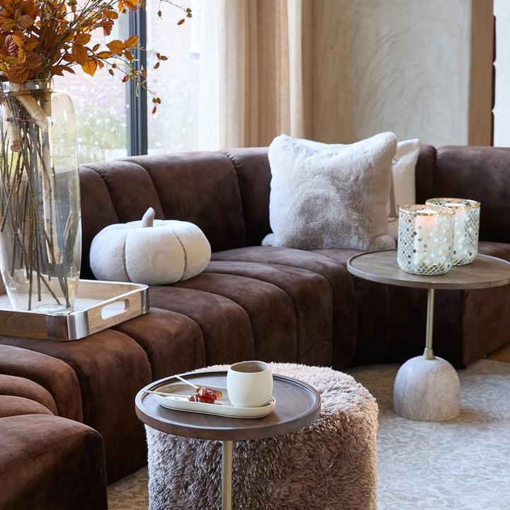 Rivièra Maison Pumpkin Faux Fur Box Pillow L