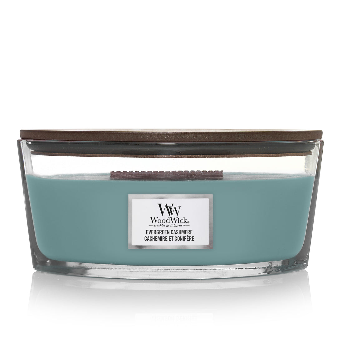 WoodWick Evergreen Cashmere Candle Ellipse
