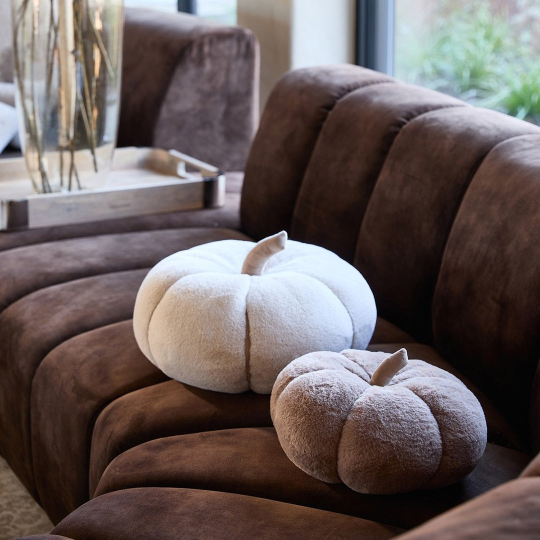 Rivièra Maison Pumpkin Faux Fur Box Pillow  S