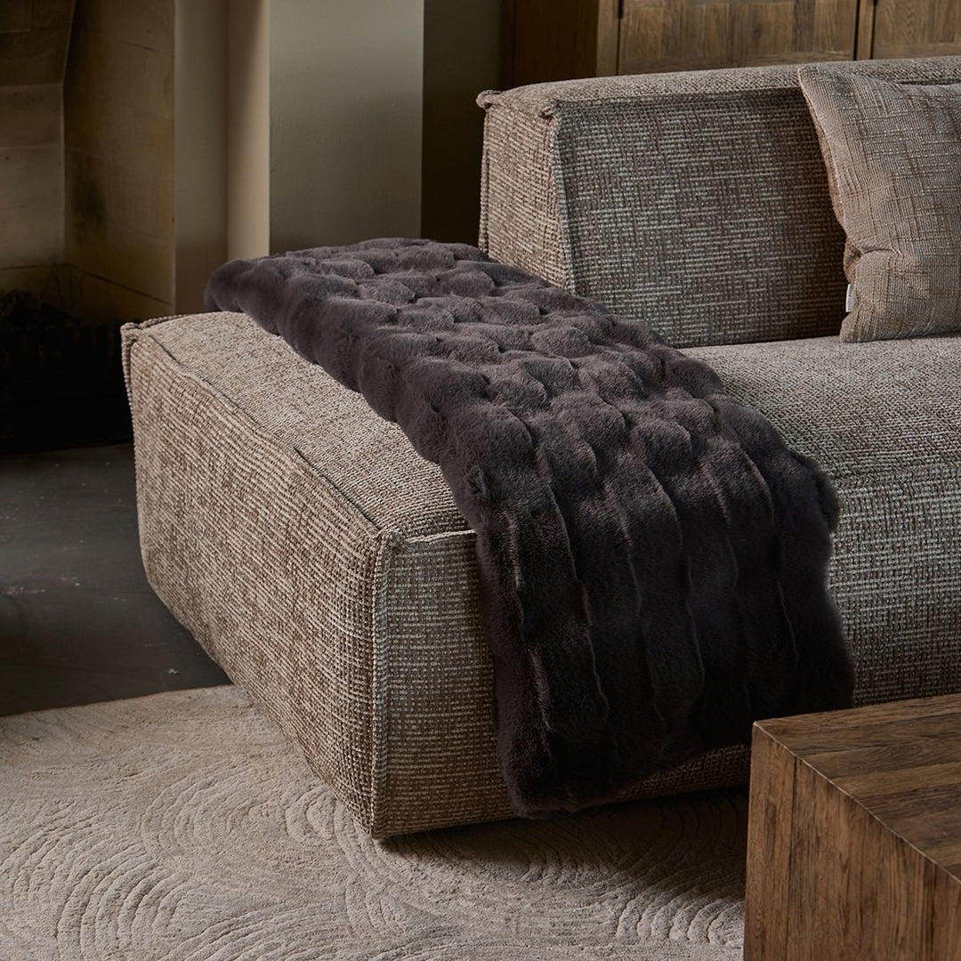 Rivièra Maison Elias Faux Fur Throw 180x130