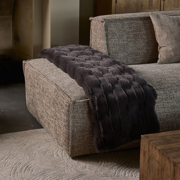 Rivièra Maison Elias Faux Fur Throw 180x130