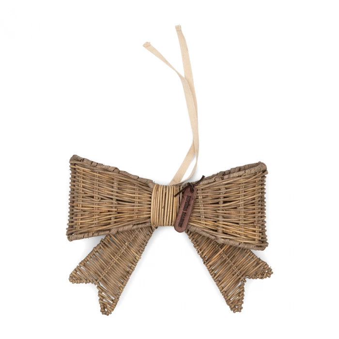 Rivièra Maison Rustic Rattan Jacky Bow Tree Topper - Kerstornament