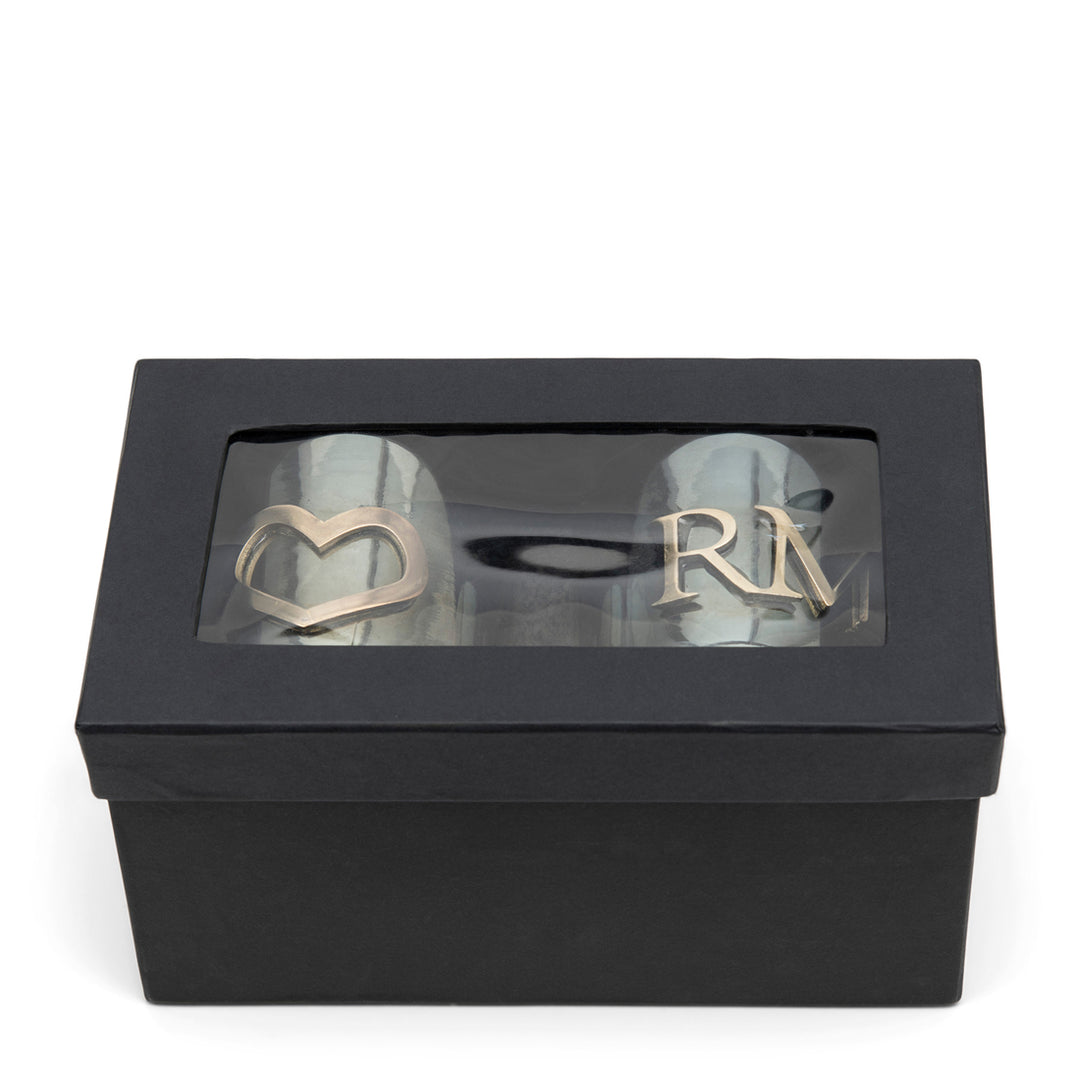 Riviera Maison RM Love Votive Box - Goud - Set van 2 Stuks