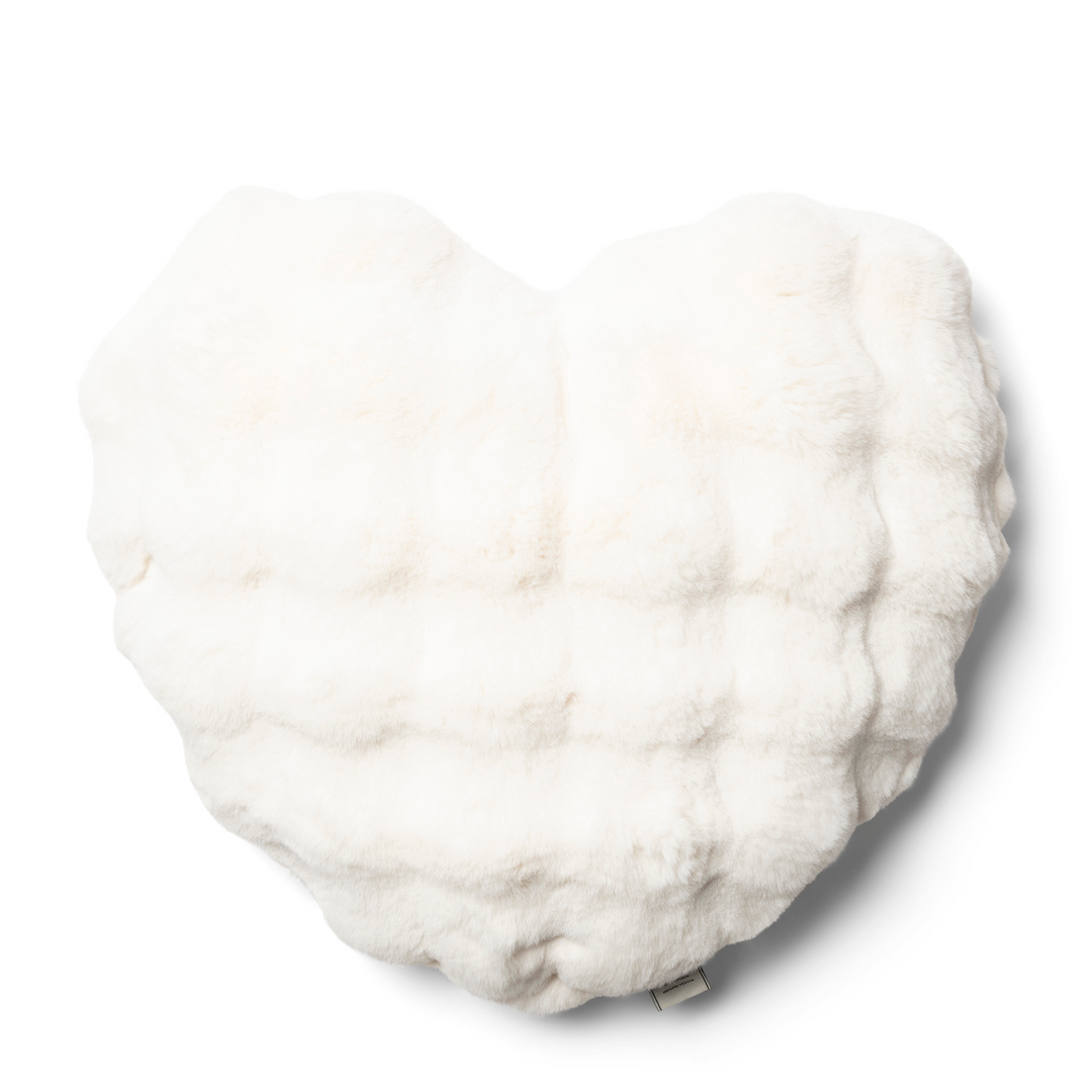 Rivièra Maison RM Meaux Heart Faux Fur Pillow