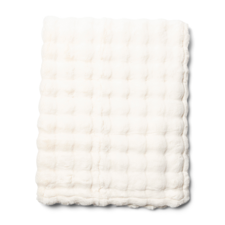 Rivièra Maison RM Meaux Faux Fur Throw 170x130 plaid