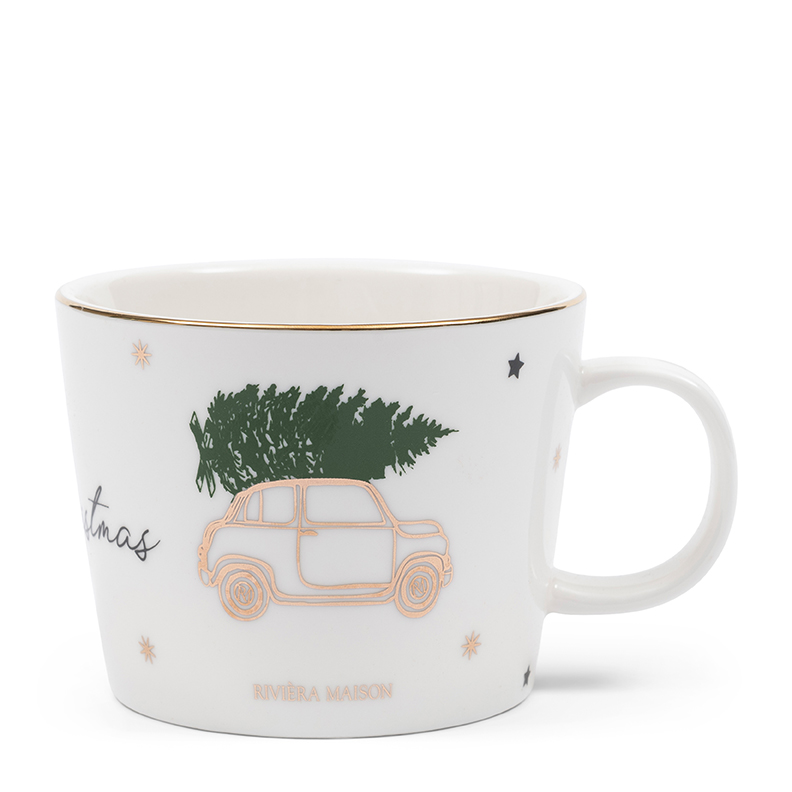 Rivièra Maison RM Driving Home For Christmas Mug - Koffie mok