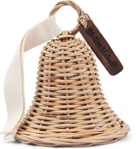 Rivièra Maison Rustic Rattan Christmas Bell Ornament S