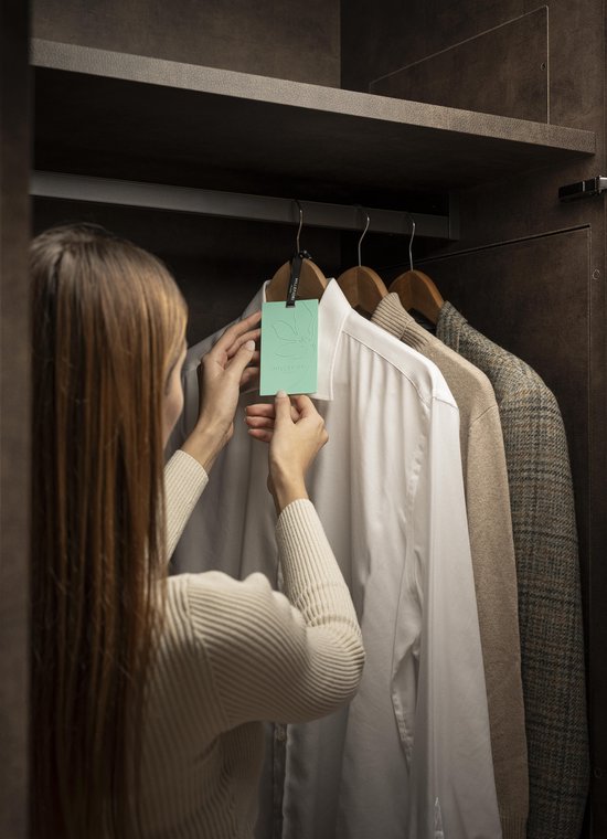 Millefiori Geurkaart Acqua Marina 3 stuks - Italiaanse parfum voor de kledingkast