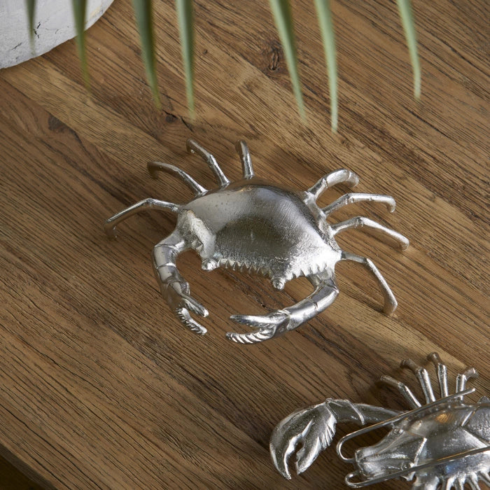 Rivièra Maison - Crab Zilver Decoratiebeeld - Krab
