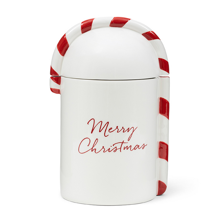 Rivièra Maison Christmas Candy Cane Storage Jar - Voorraadpot