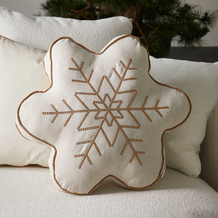 Rivièra Maison Wonderful Christmas Snowflakes Box Pillow