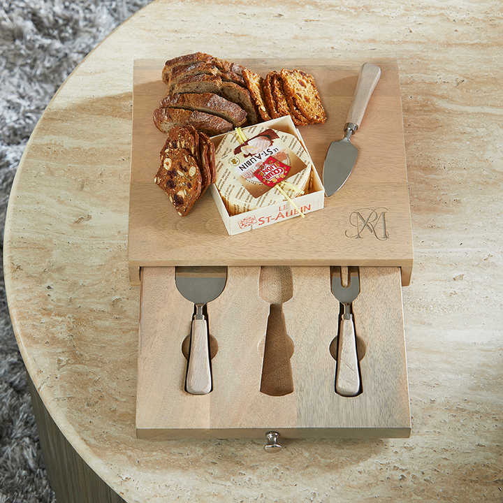 Rivièra Maison RM Cheese Board Set - Kaasplank mesjes