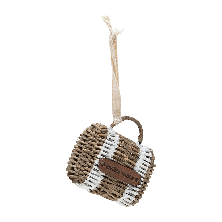 Rivièra Maison Rustic Rattan Suitcase Ornament