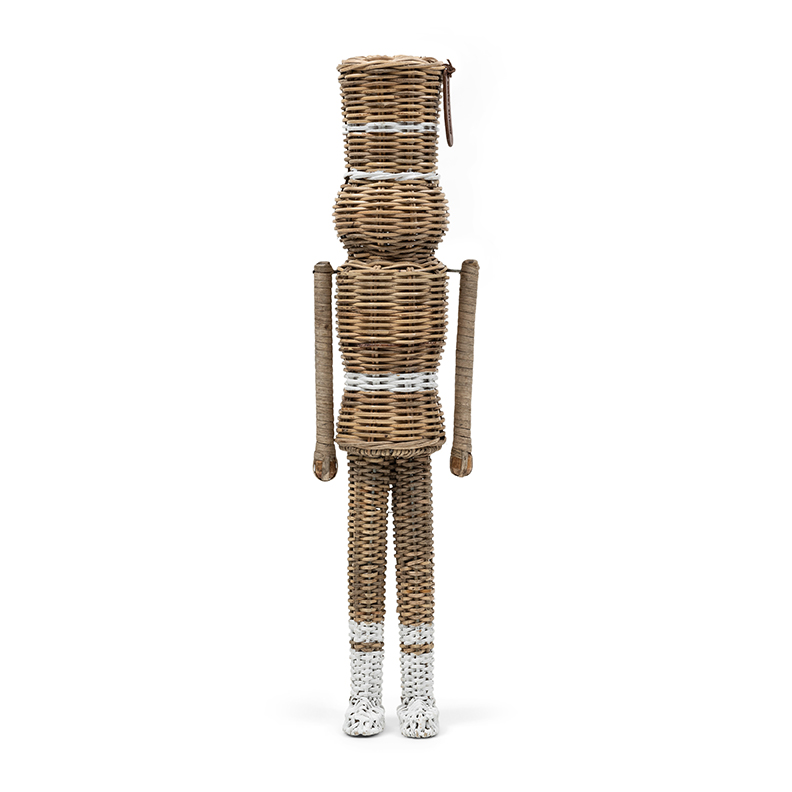 Rivièra Maison Rustic Rattan Nutcracker - Kerst decoratiebeeld