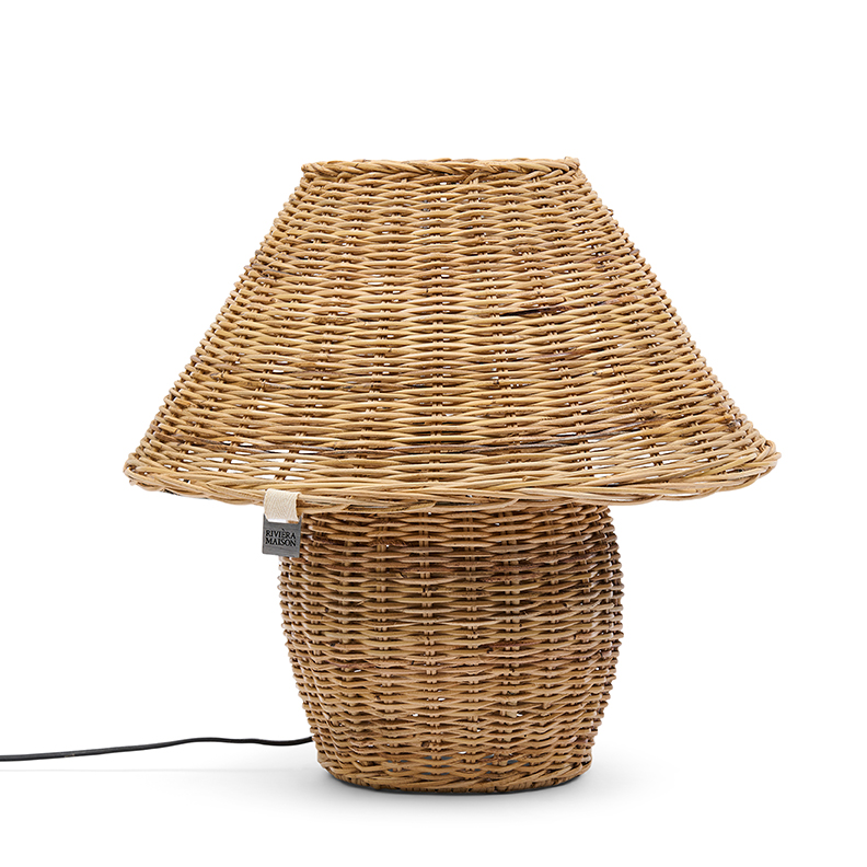 Rivièra Maison Rustic Rattan Ames Table Lamp - Tafellamp