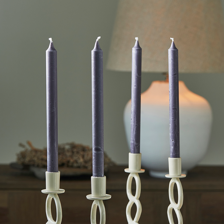 Rivièra Maison Dinner Candles ECO Dark Blue 4 stuks