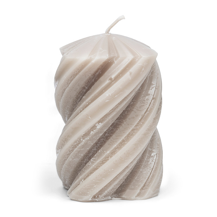 Rivièra Maison Twisted Pillar Candle 6,5x9 cm