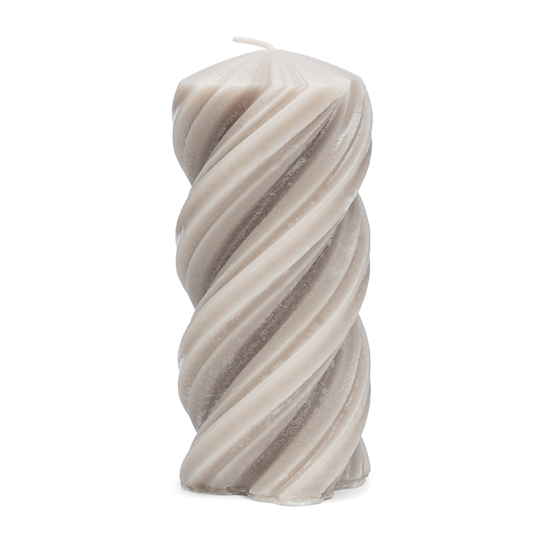 Rivièra Maison Twisted Pillar Candle 6,5x14 cm