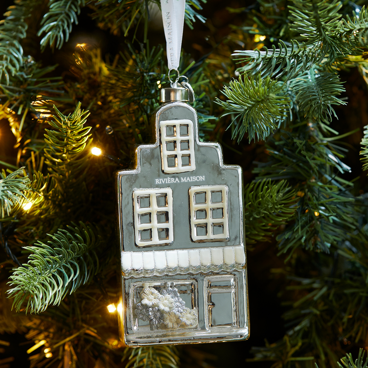 Rivièra Maison RM Limited Edition Flower House Ornament - Kerstornament