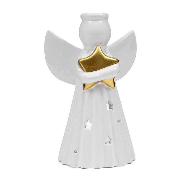 Rivièra Maison Sparkling Star Angel Tealight Holder - Kerst