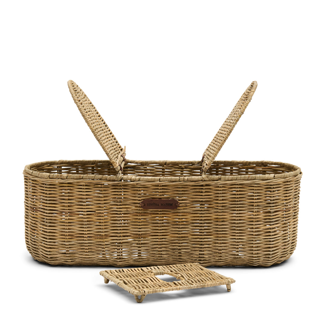 Rivièra Maison Rustic Rattan Toilet Paper & Tissue Storage Box