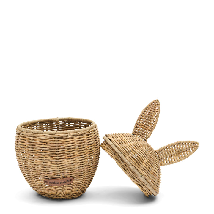 Rivièra Maison Rustic Rattan Easter Rabbit Basket