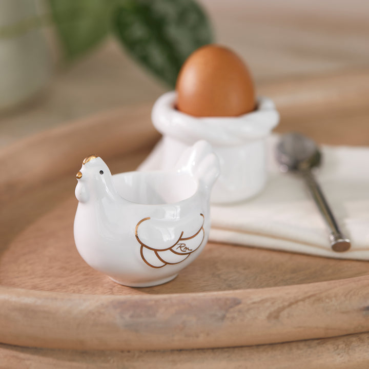 Rivièra Maison Charming Chicken Egg Holder - Eierdop voor Pasen