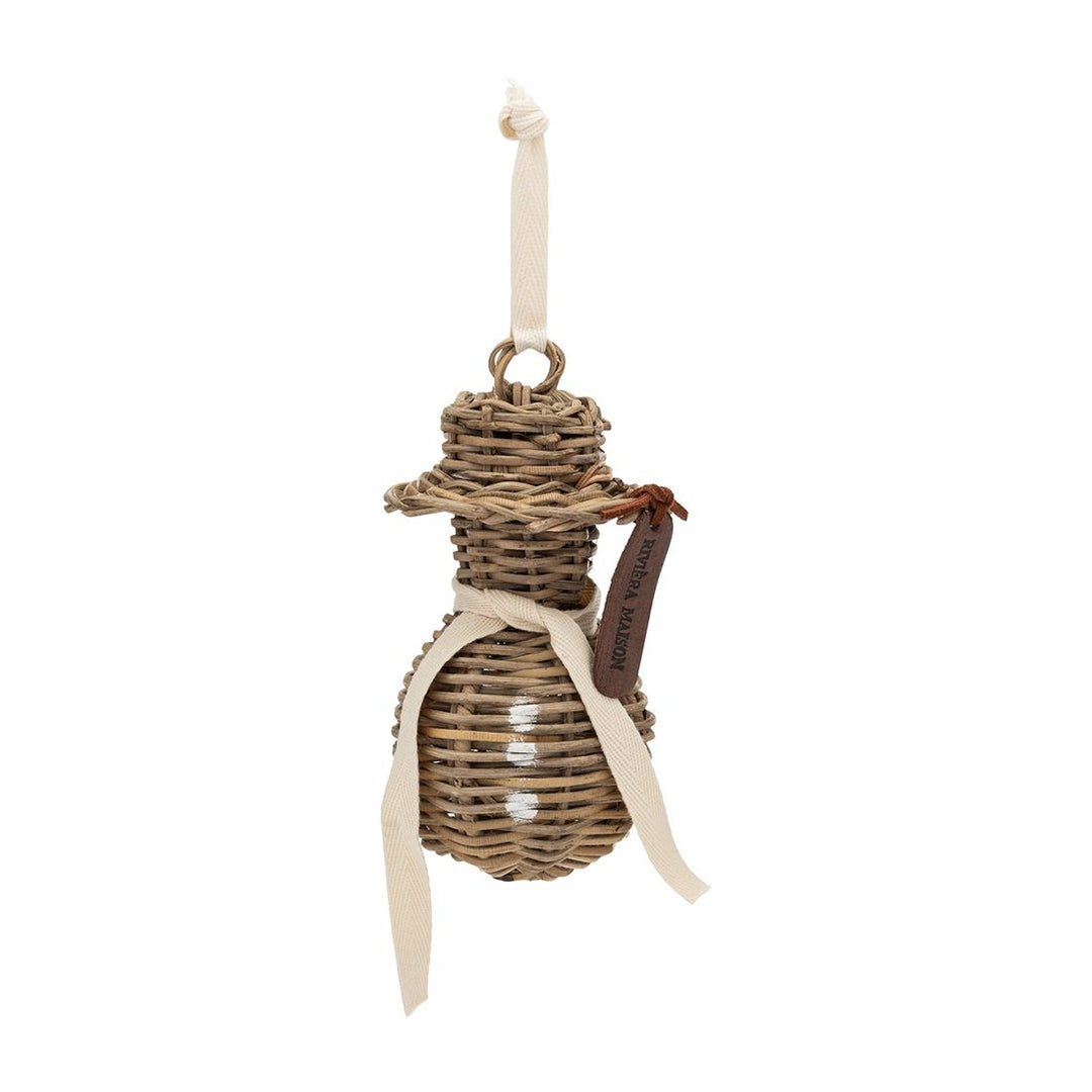 Rivièra Maison Rustic Rattan Snowman Ornament