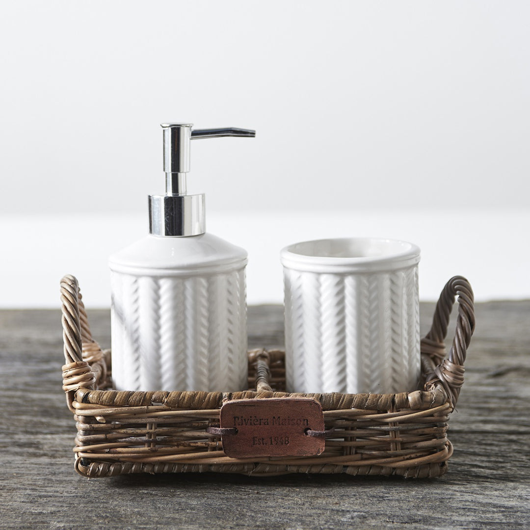 Rivièra Maison Rustic Rattan Soap Tray - Zeephouder