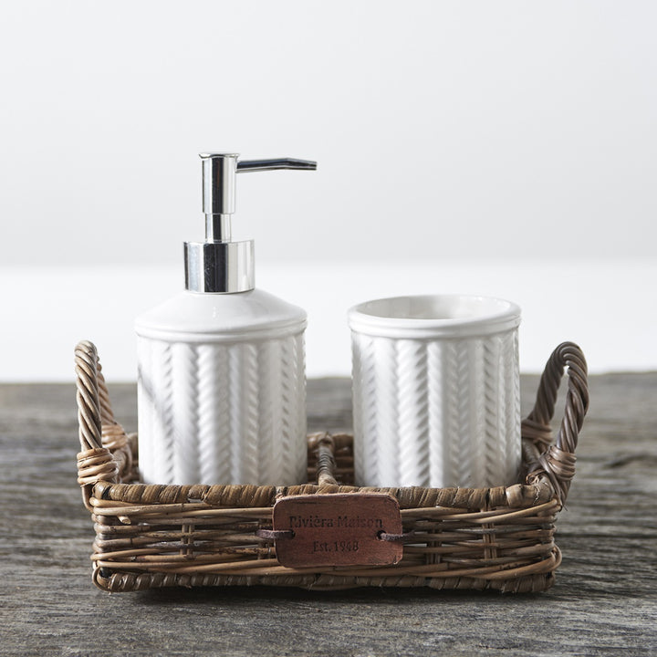 Rivièra Maison Rustic Rattan Soap Tray - Zeephouder