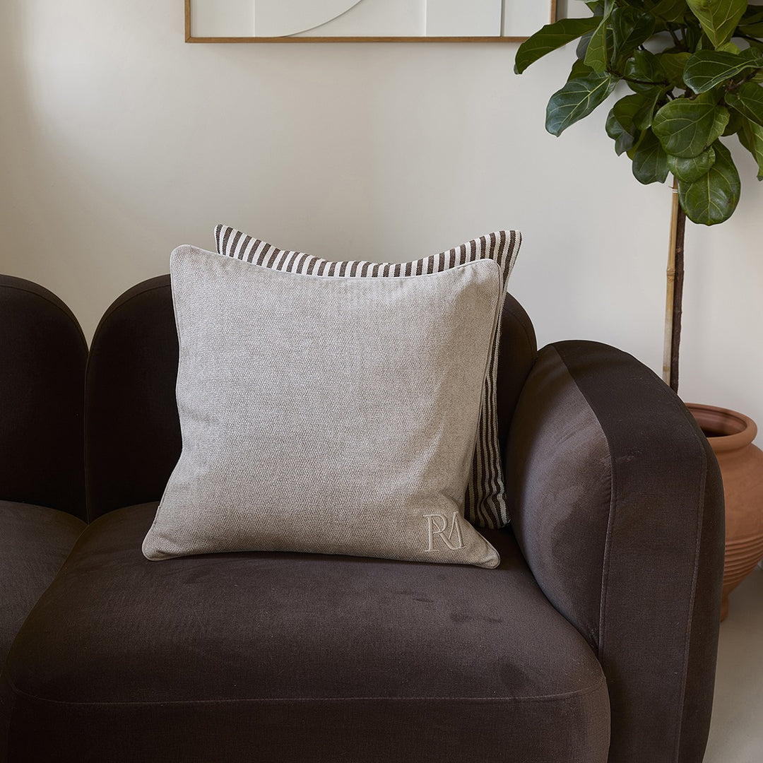 Rivièra Maison RM Orléa Pillow 50x50 taupe