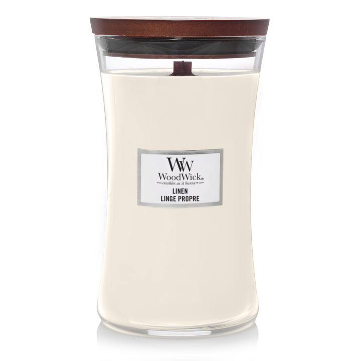 WoodWick Linen Candle Large