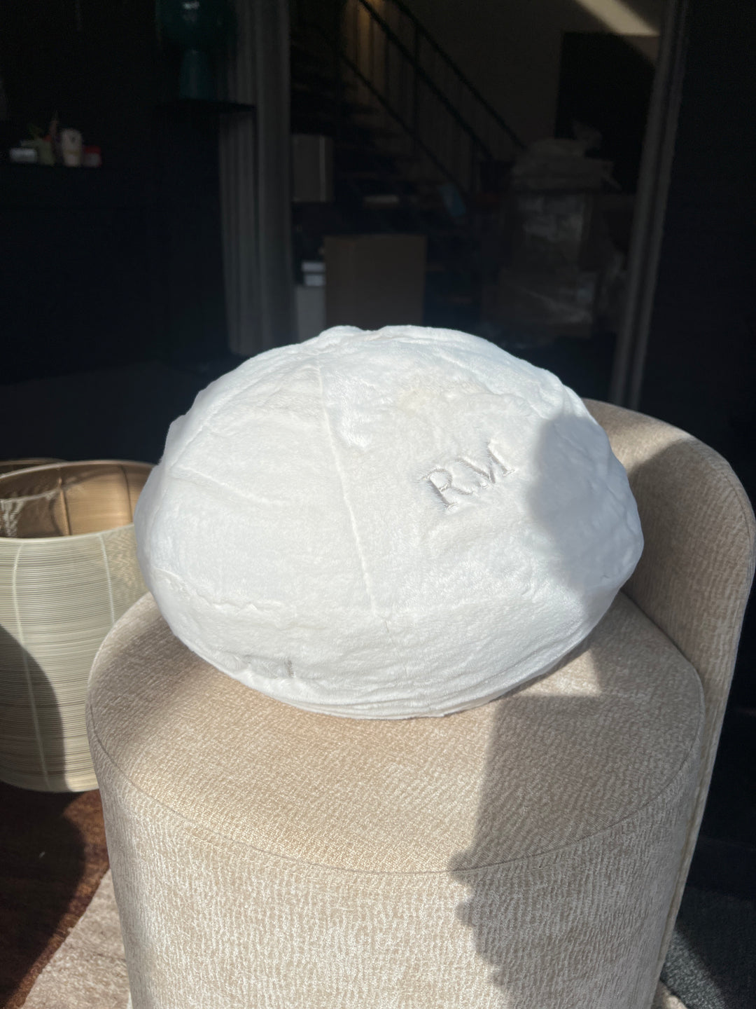 Rivièra Maison RM Ball Faux Fur Box Pillow30x30