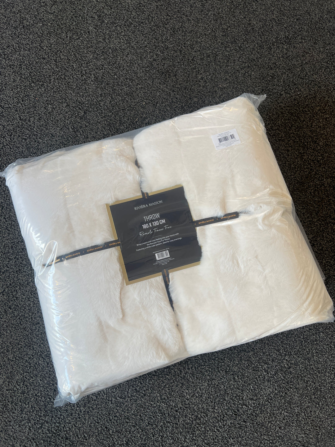 Rivièra Maison Romolo Faux Fur Throw 180x130
