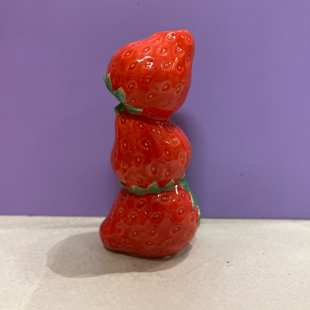 Slenders - Fruitvaasje Aardbeien Rood H18