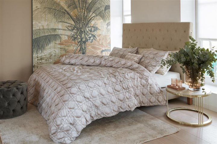Riviera Maison Mercurial dekbedovertrek - Lits-Jumeaux - 240x200/220 - Gebroken wit