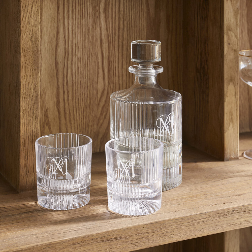 Riviera Maison Enjoy the Moment Whiskey Set – Karaf + 2 glazen