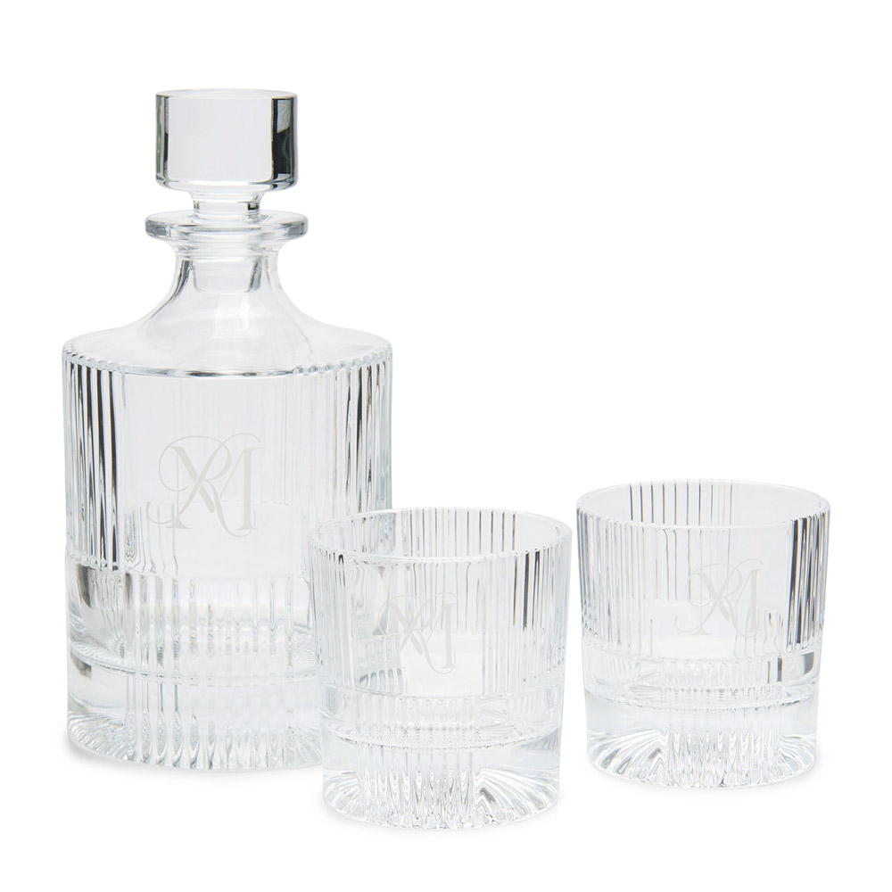 Riviera Maison Enjoy the Moment Whiskey Set – Karaf + 2 glazen